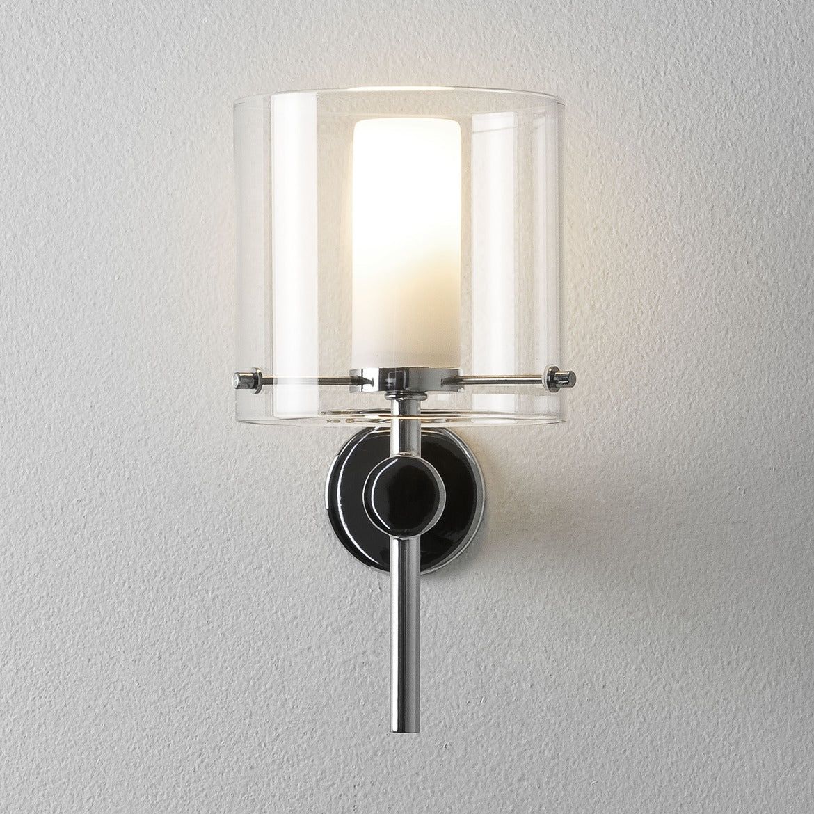 ASTRO | Arezzo Bathroom Wall Light - Polished Chrome Finish