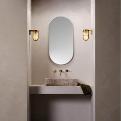 ASTRO | Cabin Wall Frosted Antique Brass | 1368008