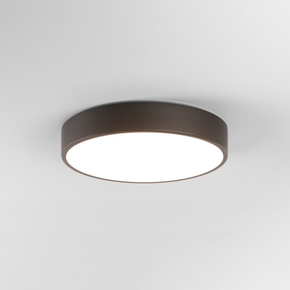 ASTRO | Mallon LED | Round Bathroom Ceiling Light - Bronze/Polished Chrome/Matt Nickel - Cusack Lighting