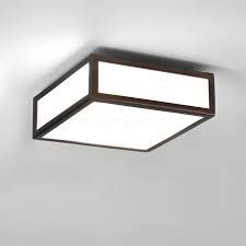 ASTRO | Mashiko 200 | Square Bathroom Ceiling Light | Bronze | 1121056 - Cusack Lighting