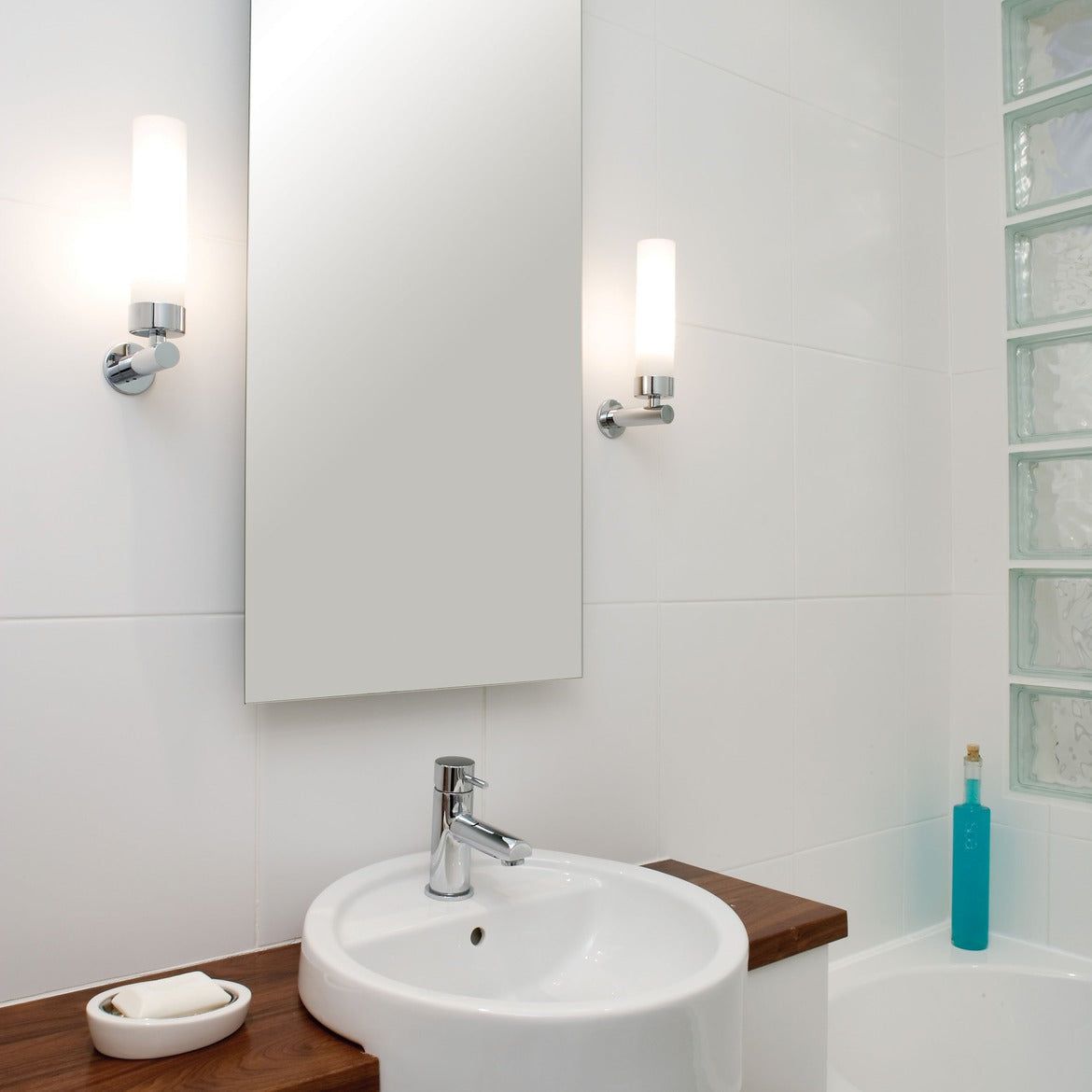 ASTRO | Tube 120 Bathroom Wall Light - Polished Chrome Finish - Cusack Lighting