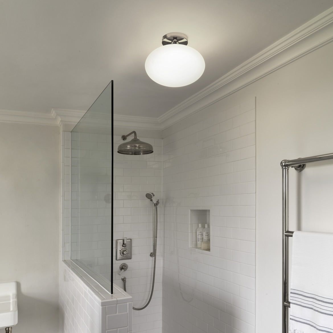 Astro | Zeppo | Bathroom Ceiling Light | Polished Chrome - Cusack Lighting