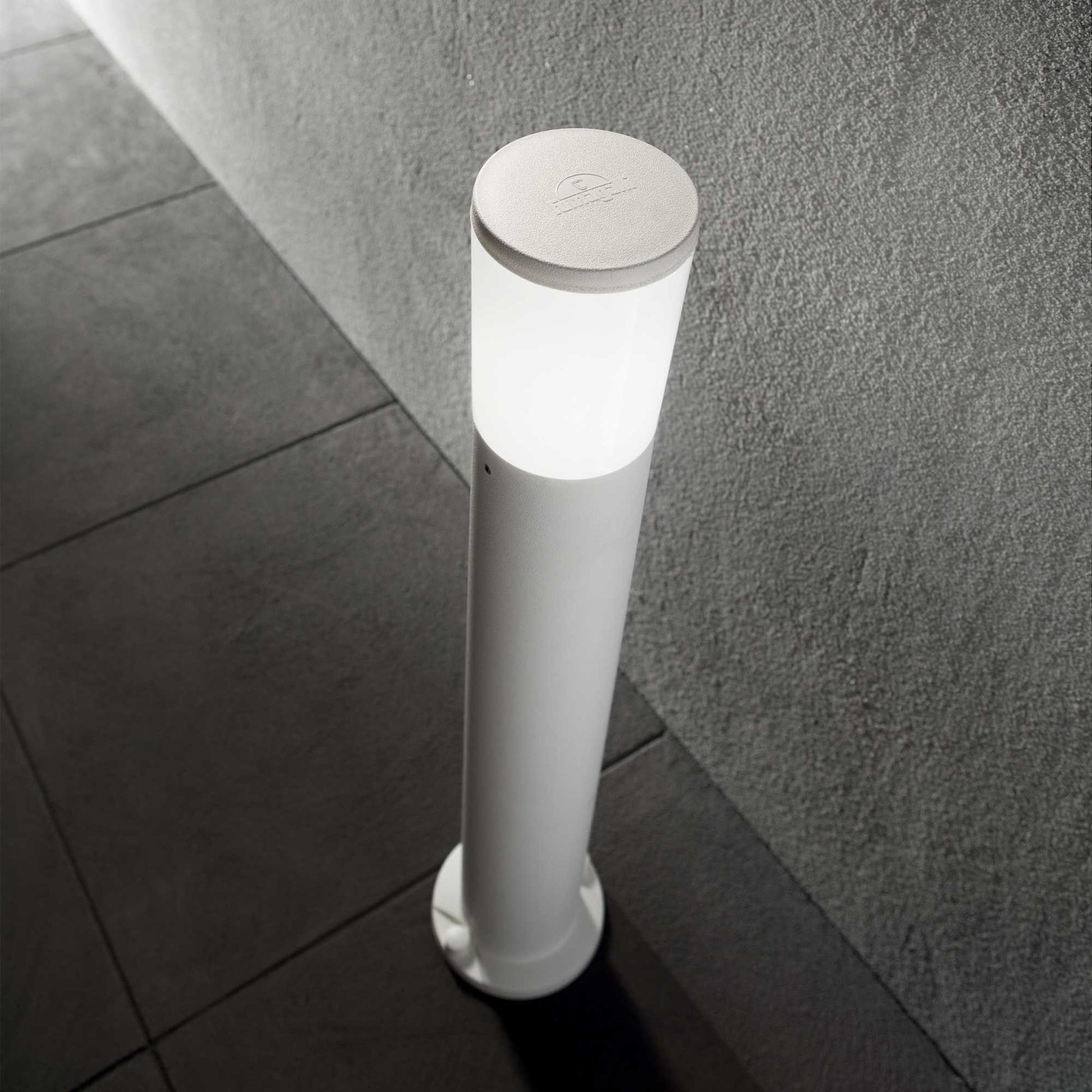 Atena Bollard - White/Grey/Black Finish - Cusack Lighting