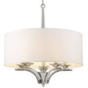 ATLANTA hanging shade light Nickel finish - Cusack Lighting
