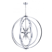 Atlas 9 Light Pendant Polished Chrome - Cusack Lighting