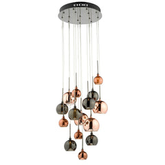 Aurelia 15 Light Cluster Fitting Copper & Bronze - Promotional Offer