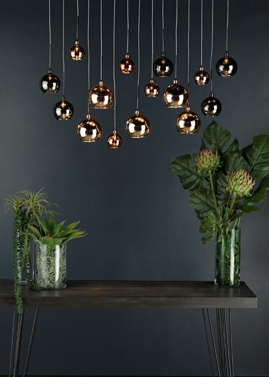 Aurelia 15lt Bar Cluster Fitting Black Chrome & Multi Colour