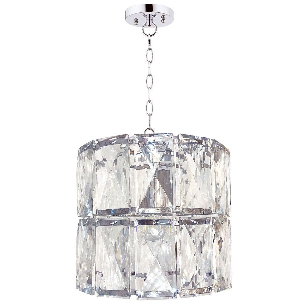 Aurora 1,3,5 Light Crystal Pendant Polished Chrome