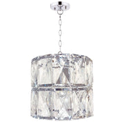 Aurora 1,3,5 Light Crystal Pendant Polished Chrome
