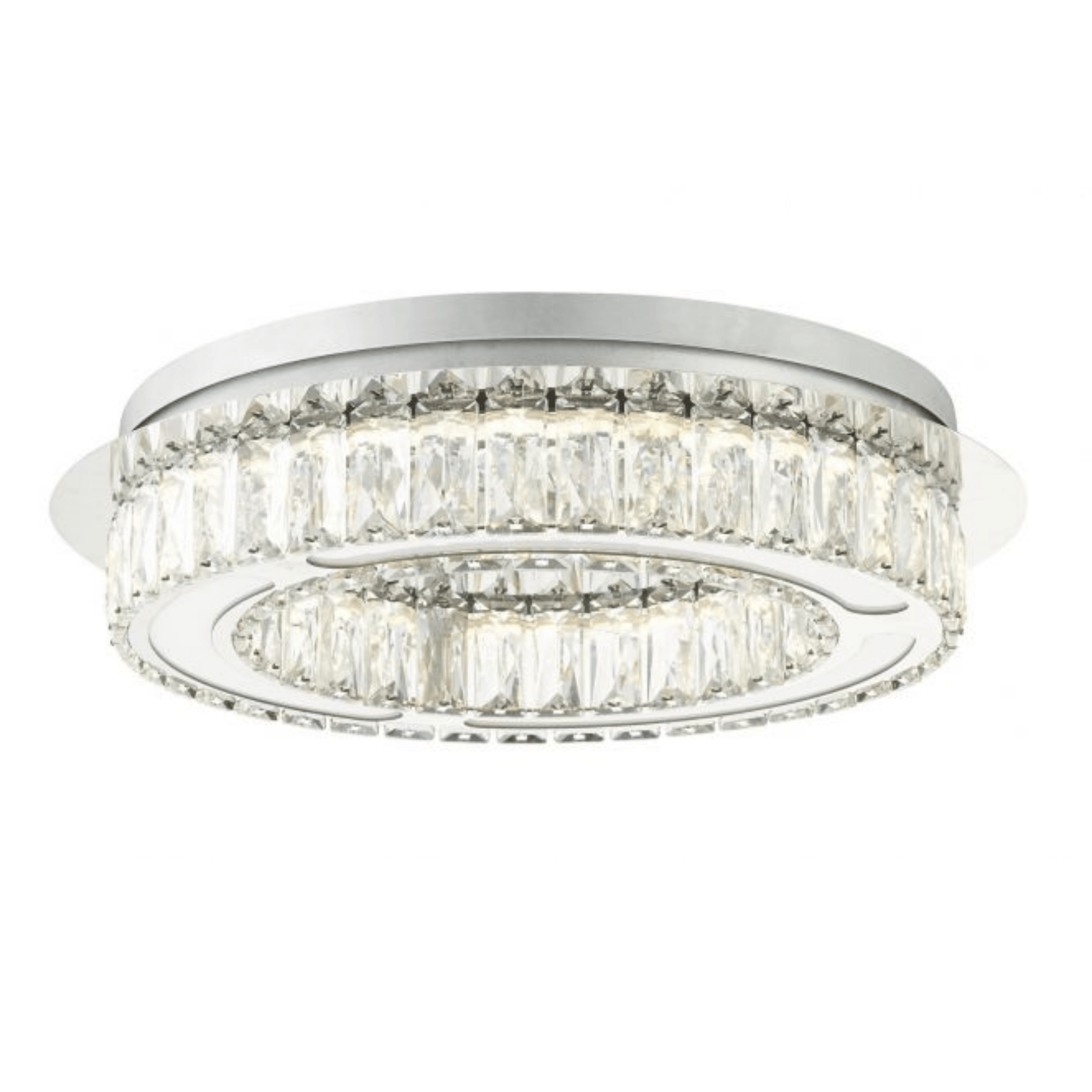 Aurora LED Bathroom Ceiling Light Polished Chrome - Cusack Lighting