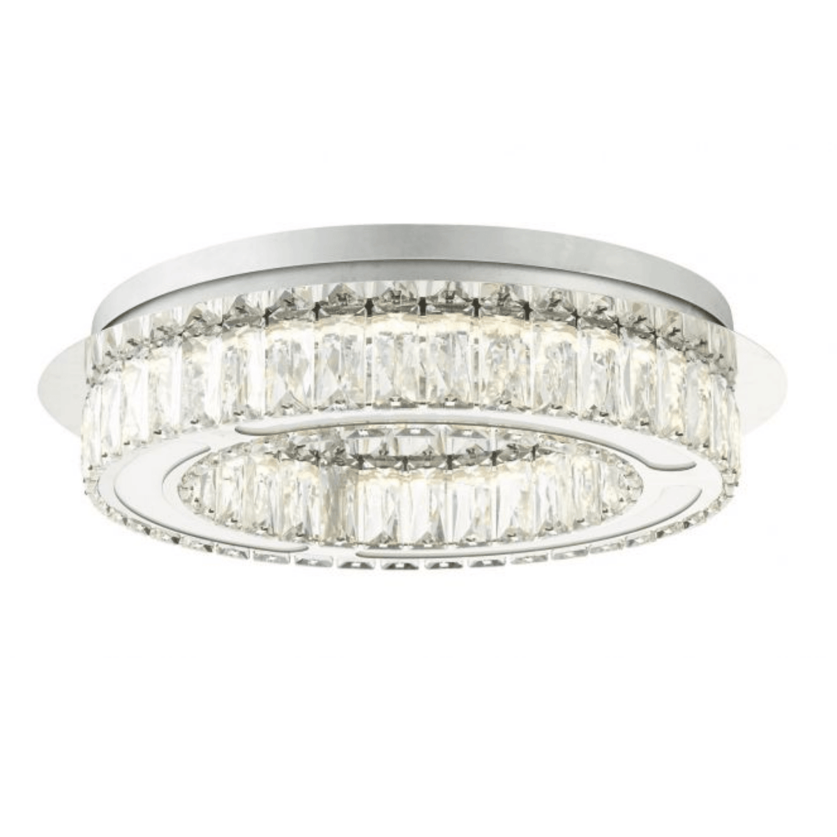 Aurora LED Bathroom Ceiling Light Polished Chrome - Cusack Lighting