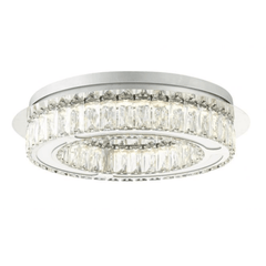 Aurora LED Bathroom Ceiling Light Polished Chrome - Cusack Lighting