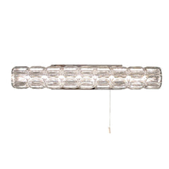 Aurora LED Crystal Bathroom Wall Light IP44 - Polished Chrome
