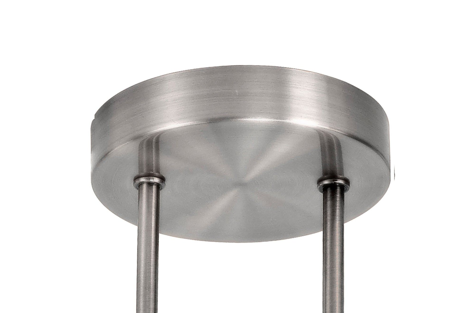 Austin Semi Flush Ceiling Light, 4 x G9, Polished Chrome & Black, Smoked Glass IP20