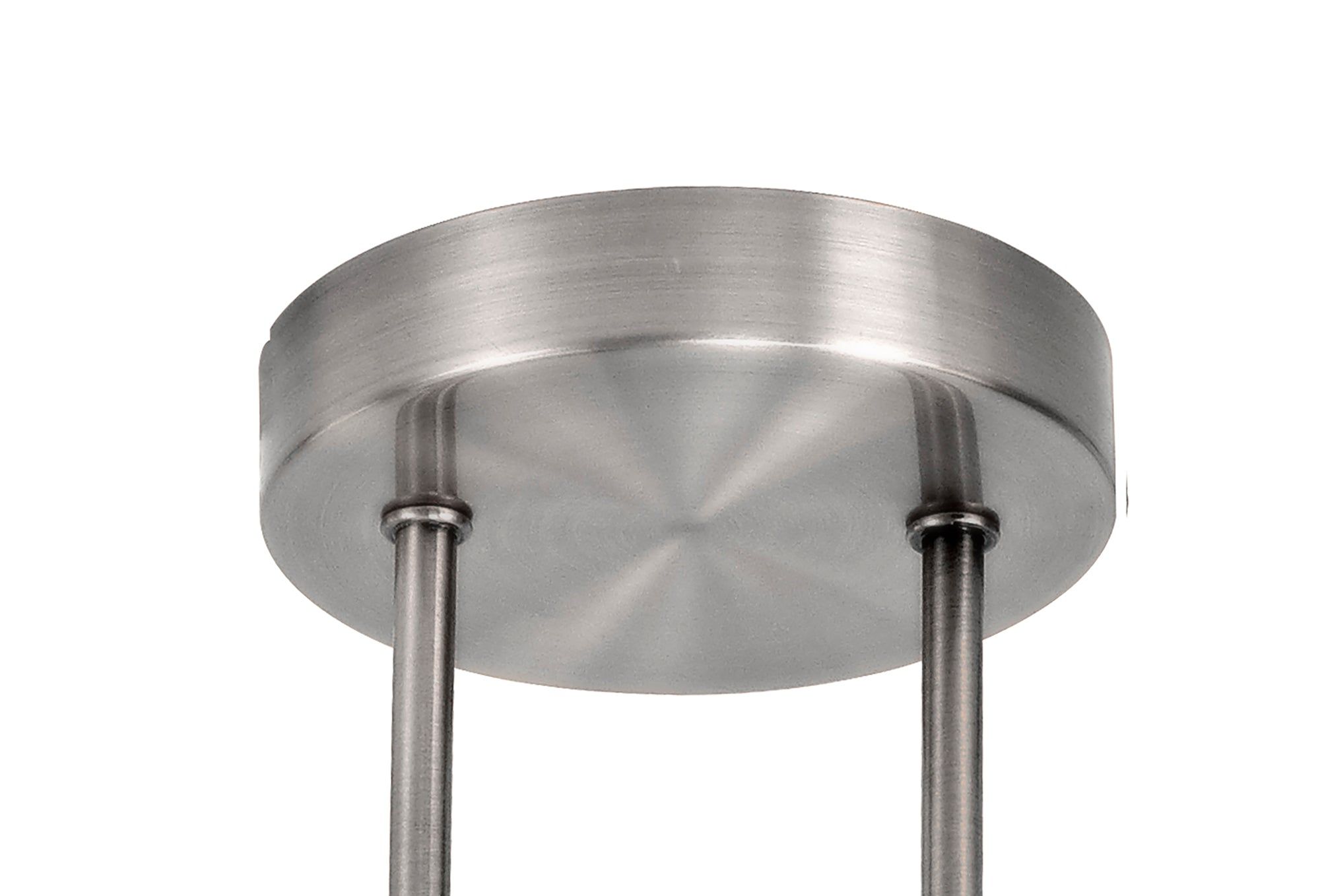 Austin Semi Flush Ceiling Light, 4 x G9, Polished Chrome & Black, Smoked Glass IP20