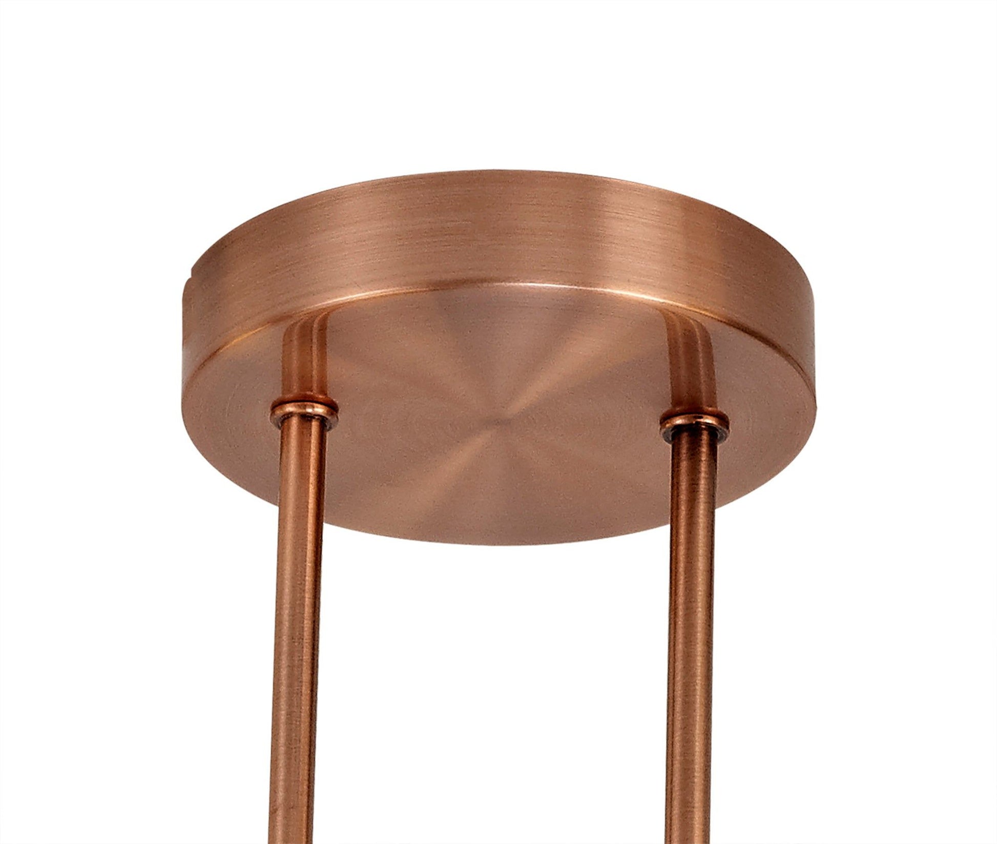 Austin Semi Flush Ceiling Light, 4 x G9, Copper & Opal Glass IP20