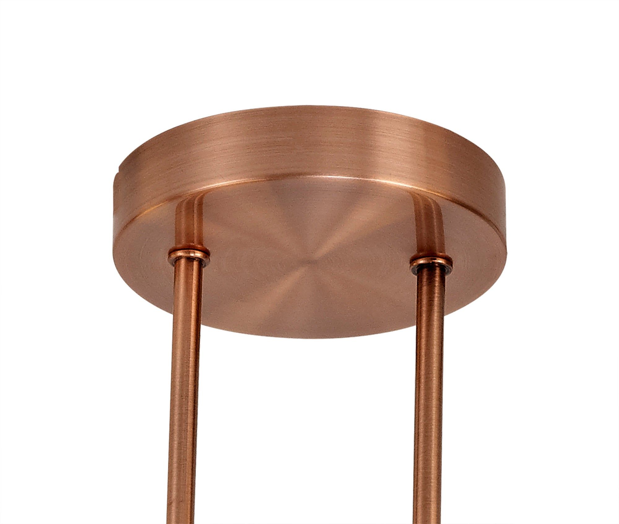 Austin Semi Flush Ceiling Light, 4 x G9, Copper & Opal Glass IP20