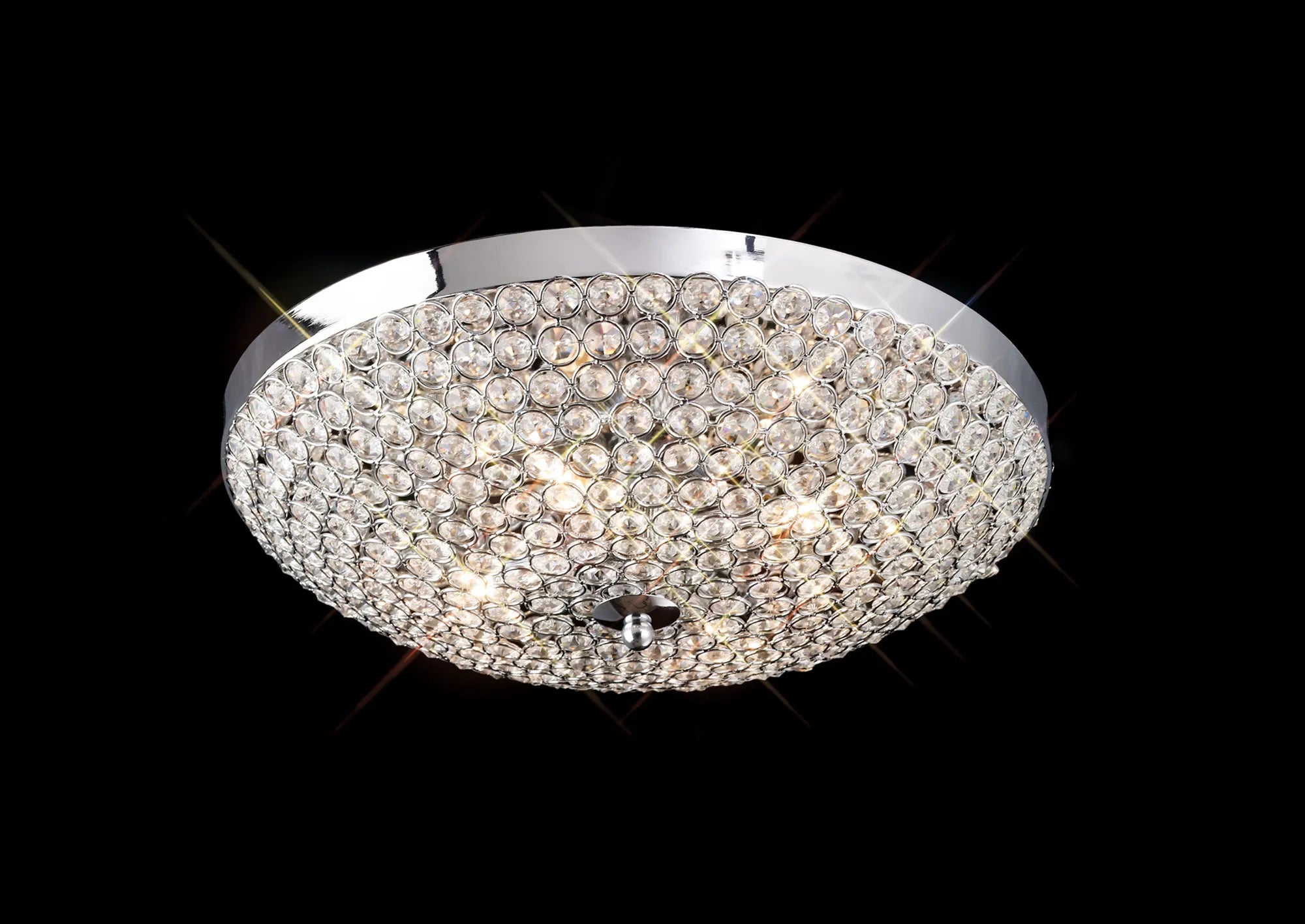Ava 4/6/9Lt Flush Light- Polished Nickel/ French Gold Finishes