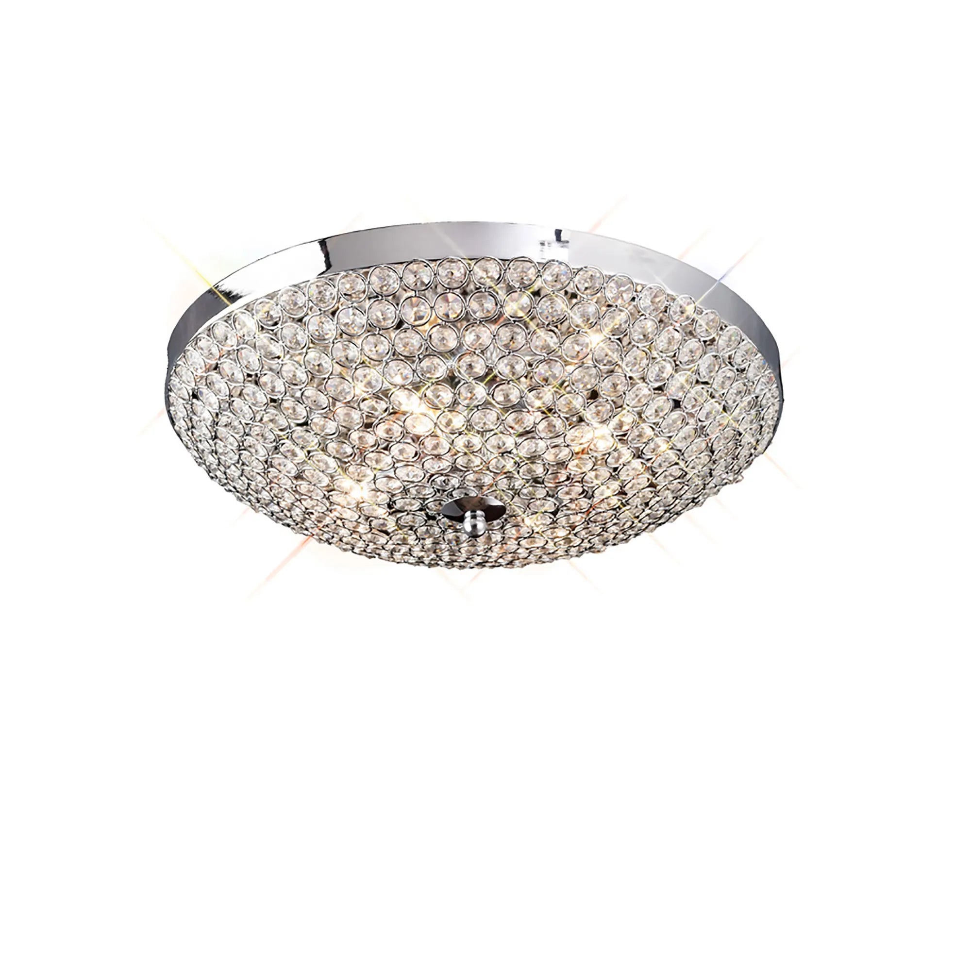 Ava 4/6/9Lt Flush Light- Polished Nickel/ French Gold Finishes