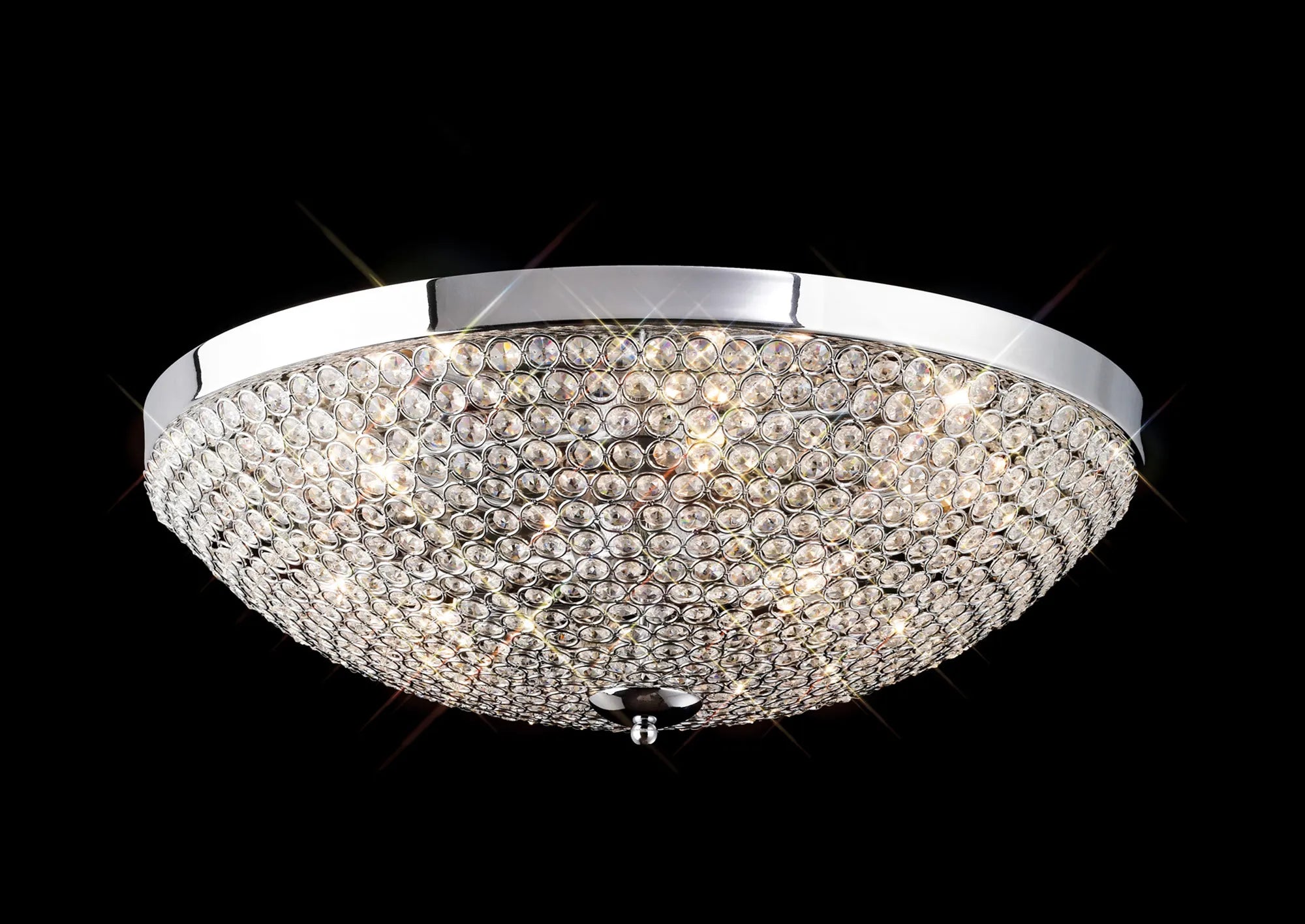 Ava 4/6/9Lt Flush Light- Polished Nickel/ French Gold Finishes