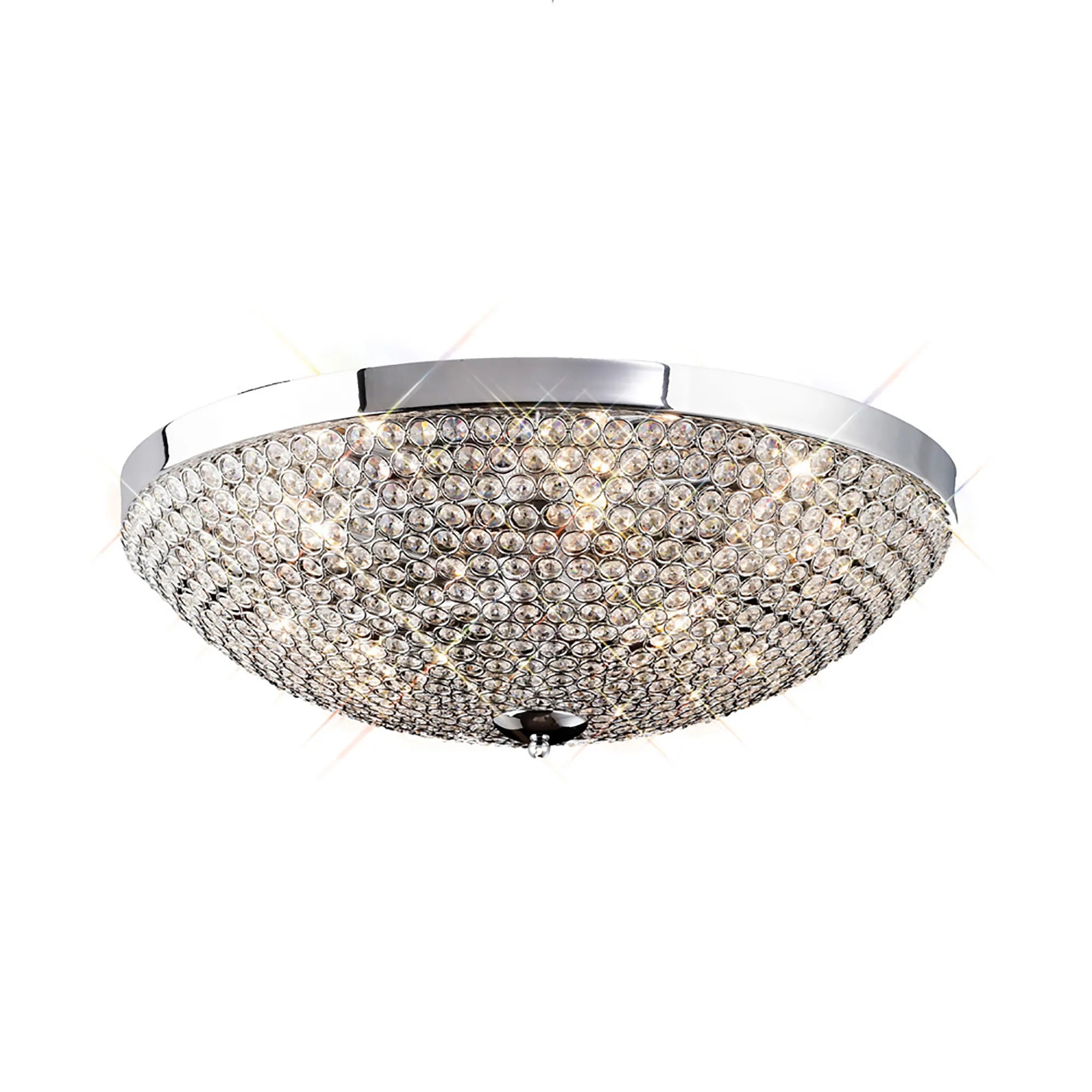 Ava 4/6/9Lt Flush Light- Polished Nickel/ French Gold Finishes