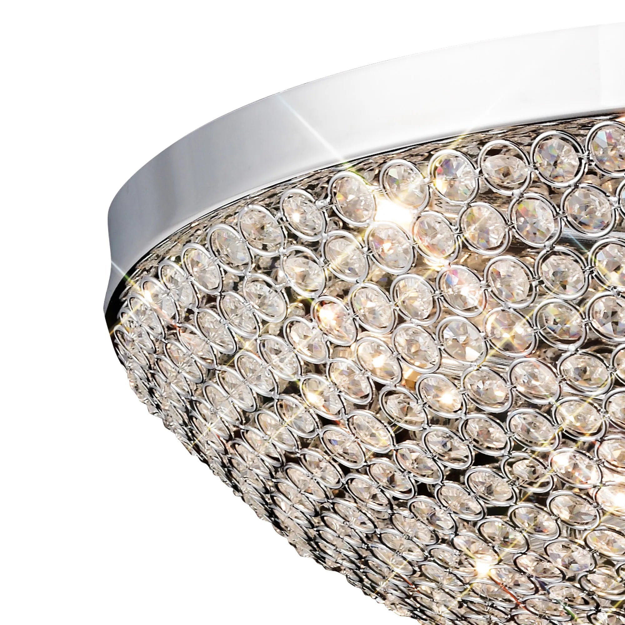 Ava 4/6/9Lt Flush Light- Polished Nickel/ French Gold Finishes