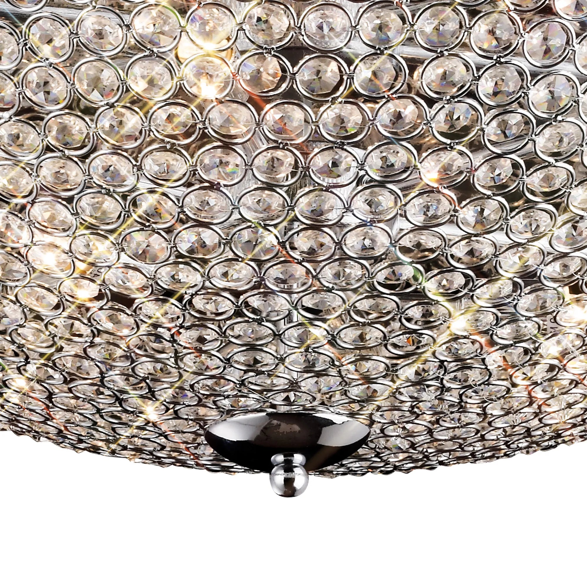Ava 4/6/9Lt Flush Light- Polished Nickel/ French Gold Finishes