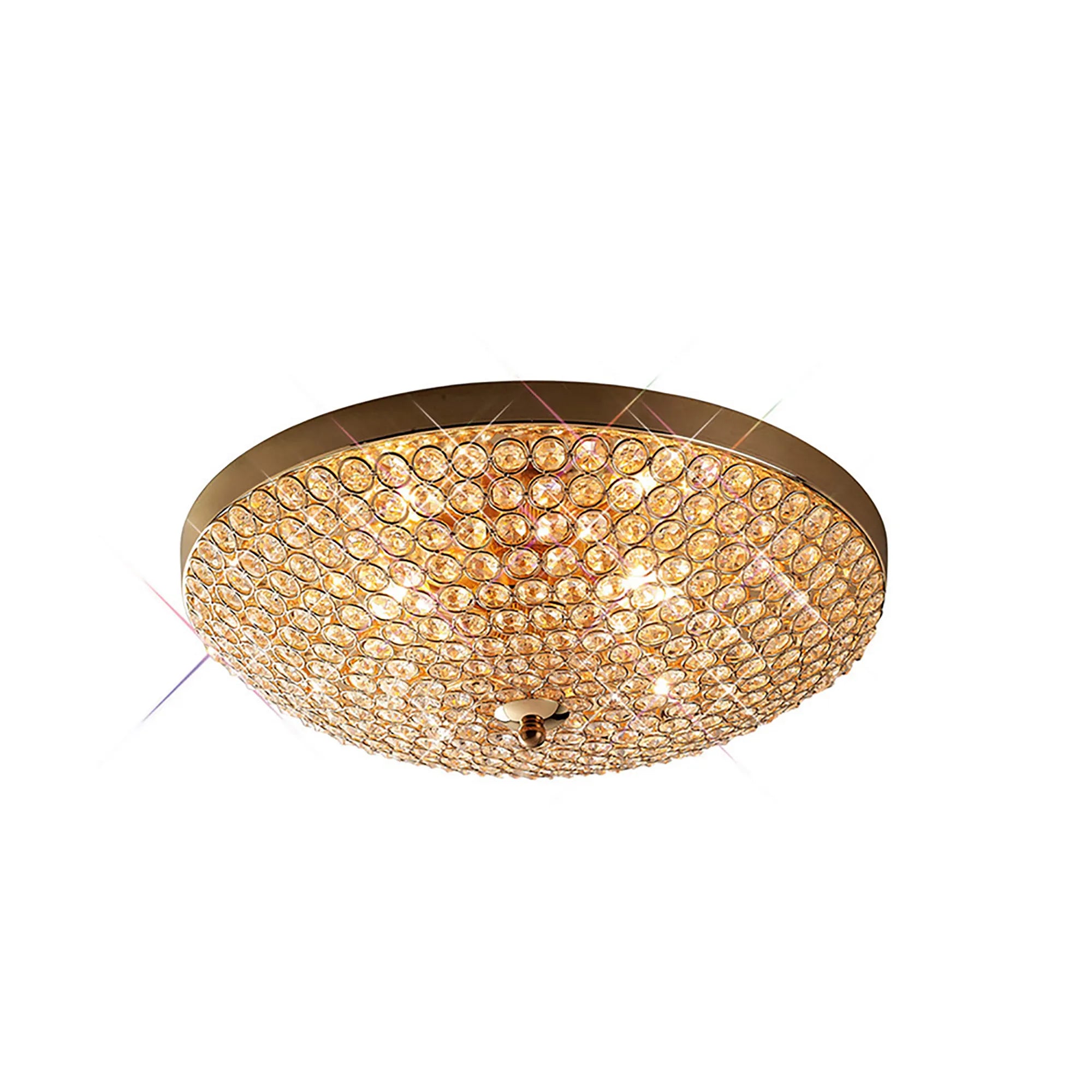 Ava 4/6/9Lt Flush Light- Polished Nickel/ French Gold Finishes