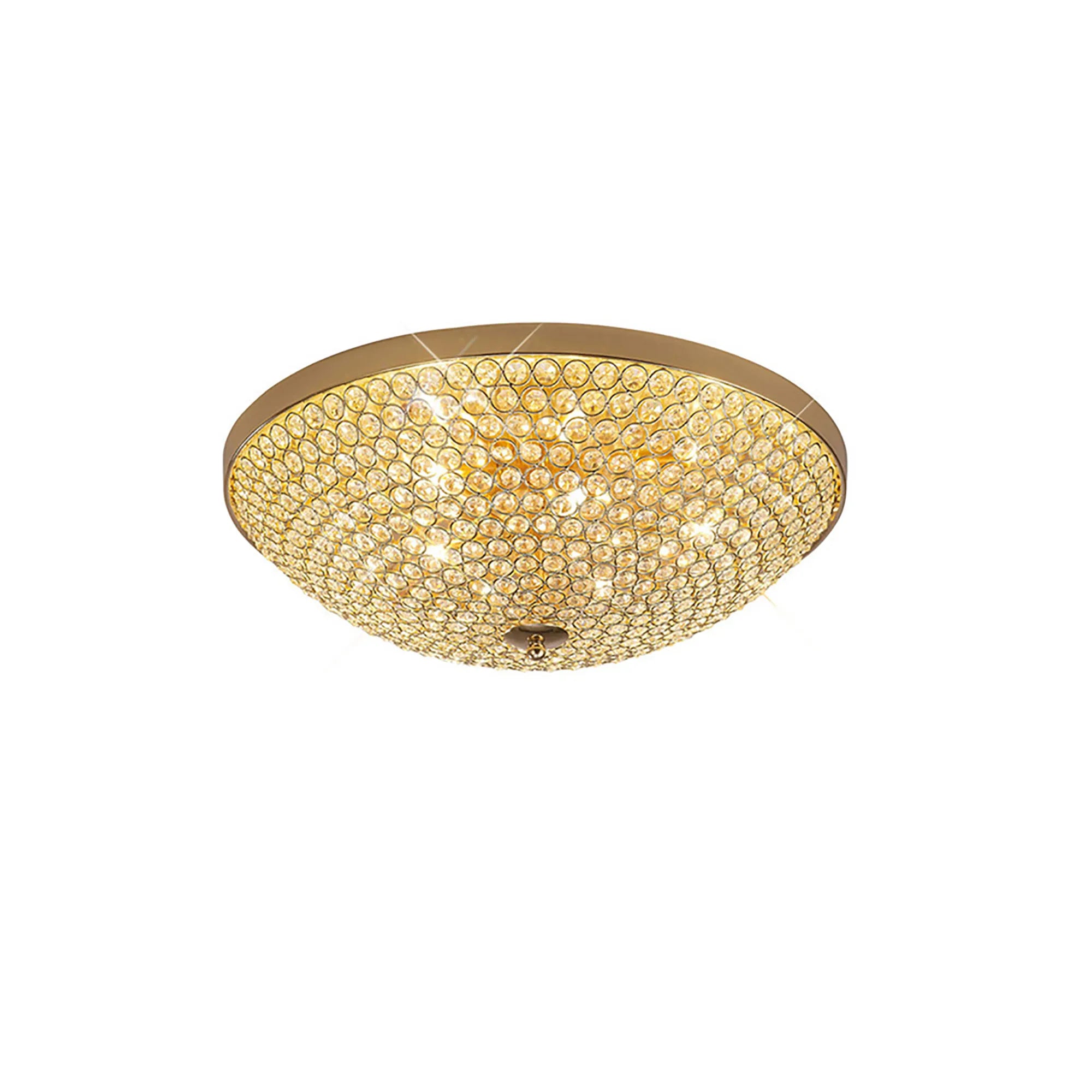 Ava 4/6/9Lt Flush Light- Polished Nickel/ French Gold Finishes
