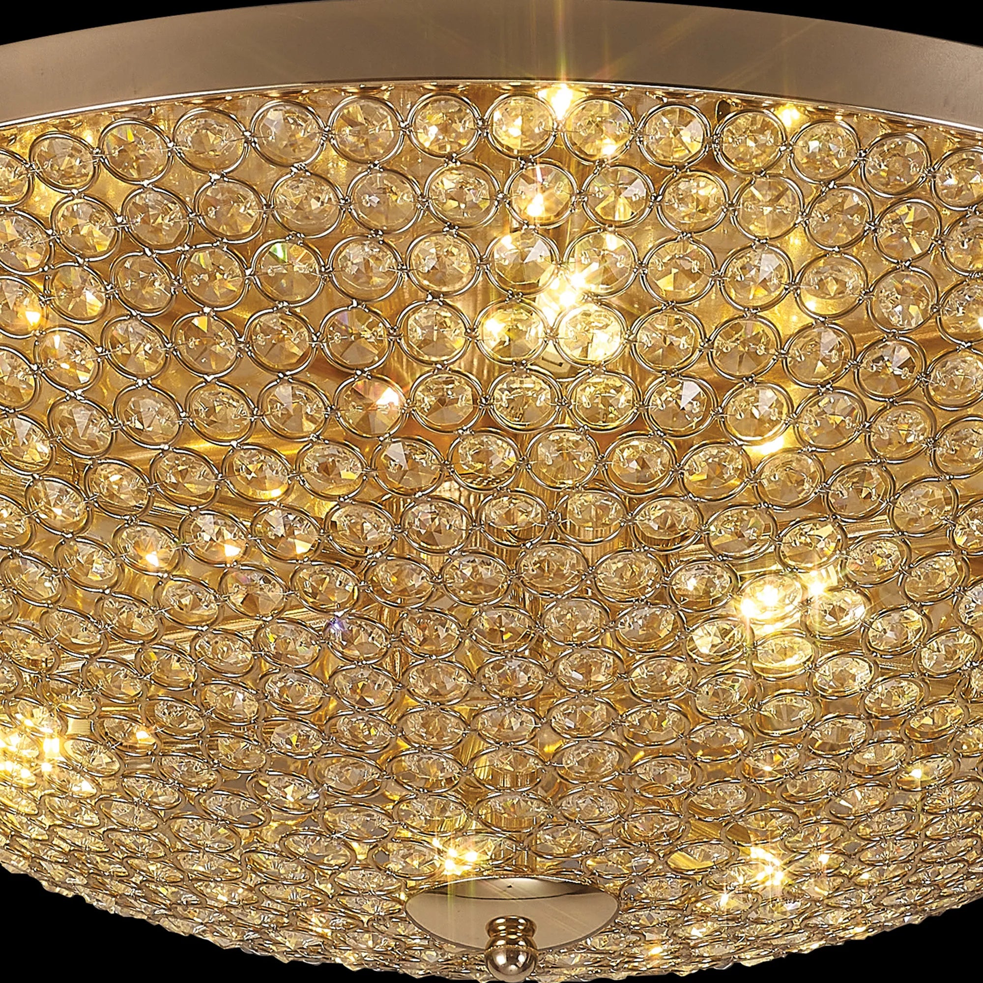 Ava 4/6/9Lt Flush Light- Polished Nickel/ French Gold Finishes