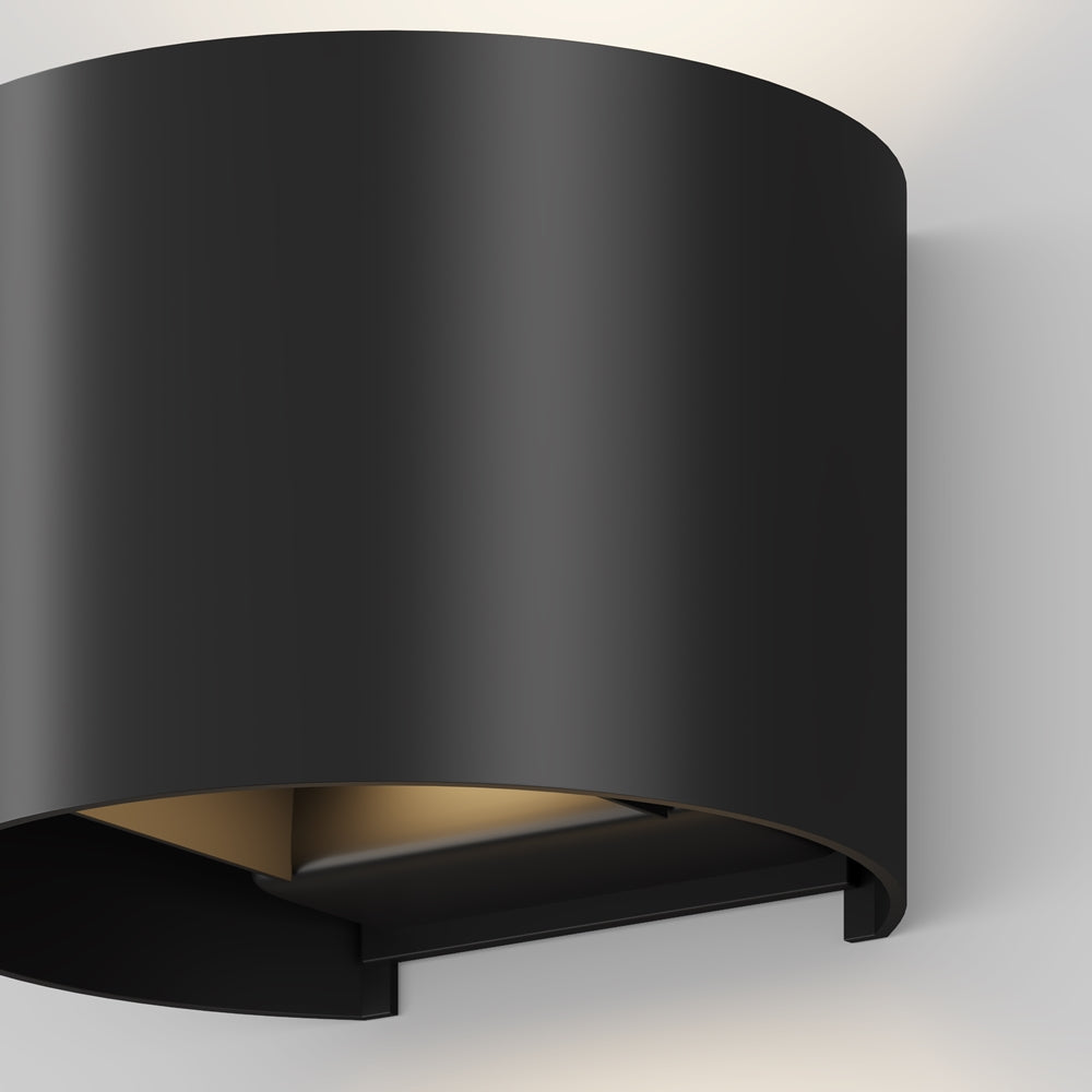 Fulton LED Up/Down Outdoor Wall Light- Black/ White Finishes