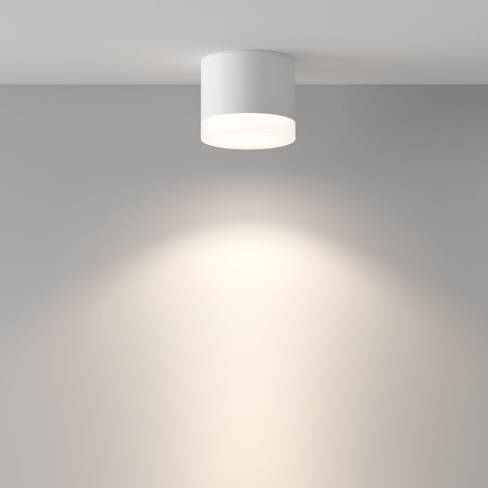 Pauline Flush Spotlight IP44 - White/Black