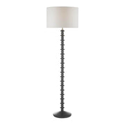 Dar Azana Floor Lamp Base Only Black Ash Finish - Cusack Lighting