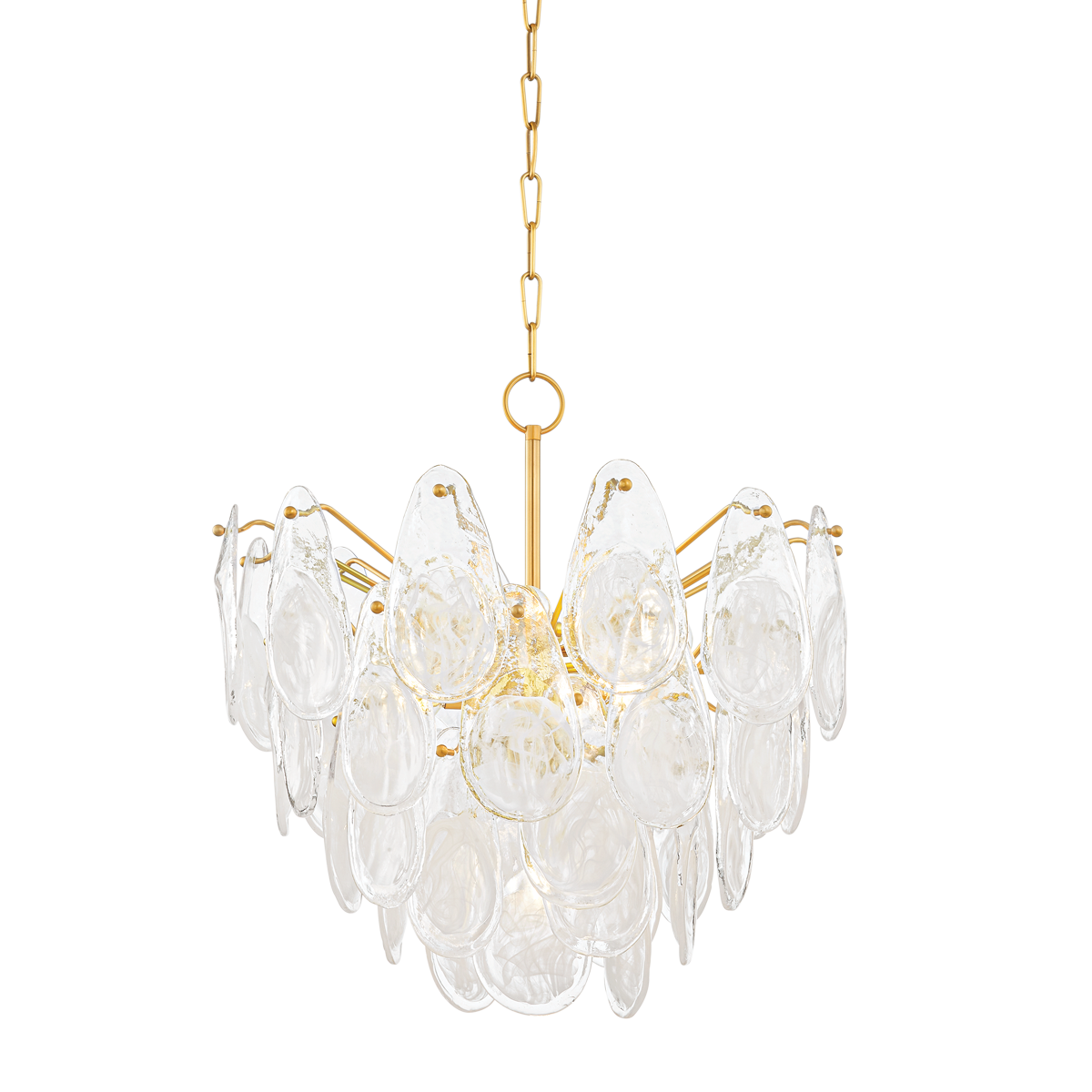 Darcia 5/7/15Lt Chandelier - Aged Brass