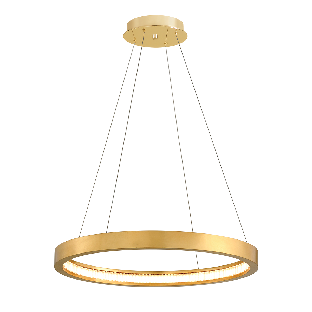Jasmine LED Pendant - Gold Leaf