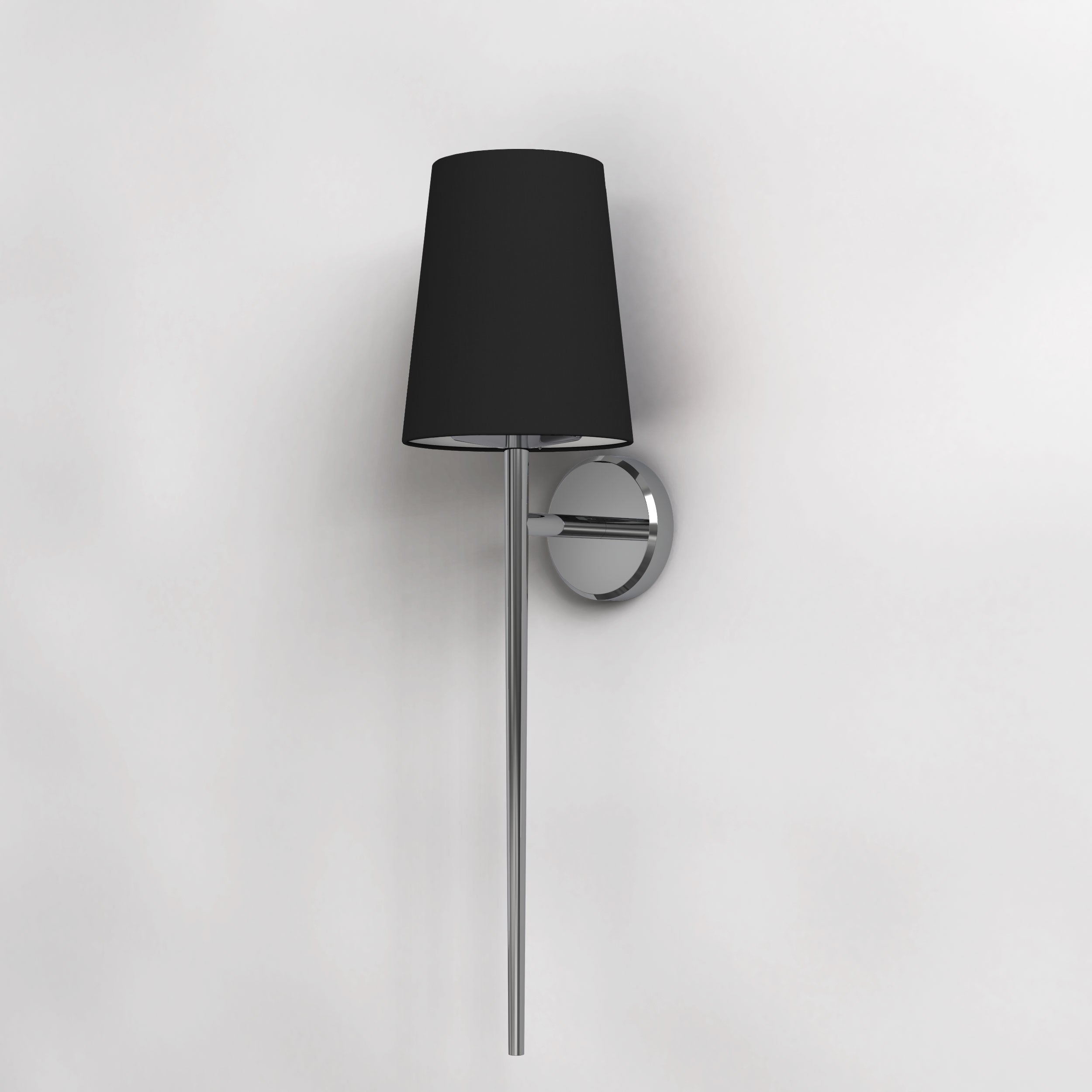 Beauville Bathroom Wall Light- Polished Chrome/ Bronze