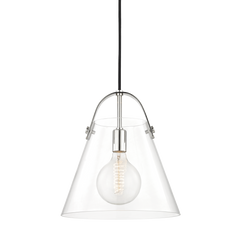 Karin 1Lt Pendant - Brass/Nickel