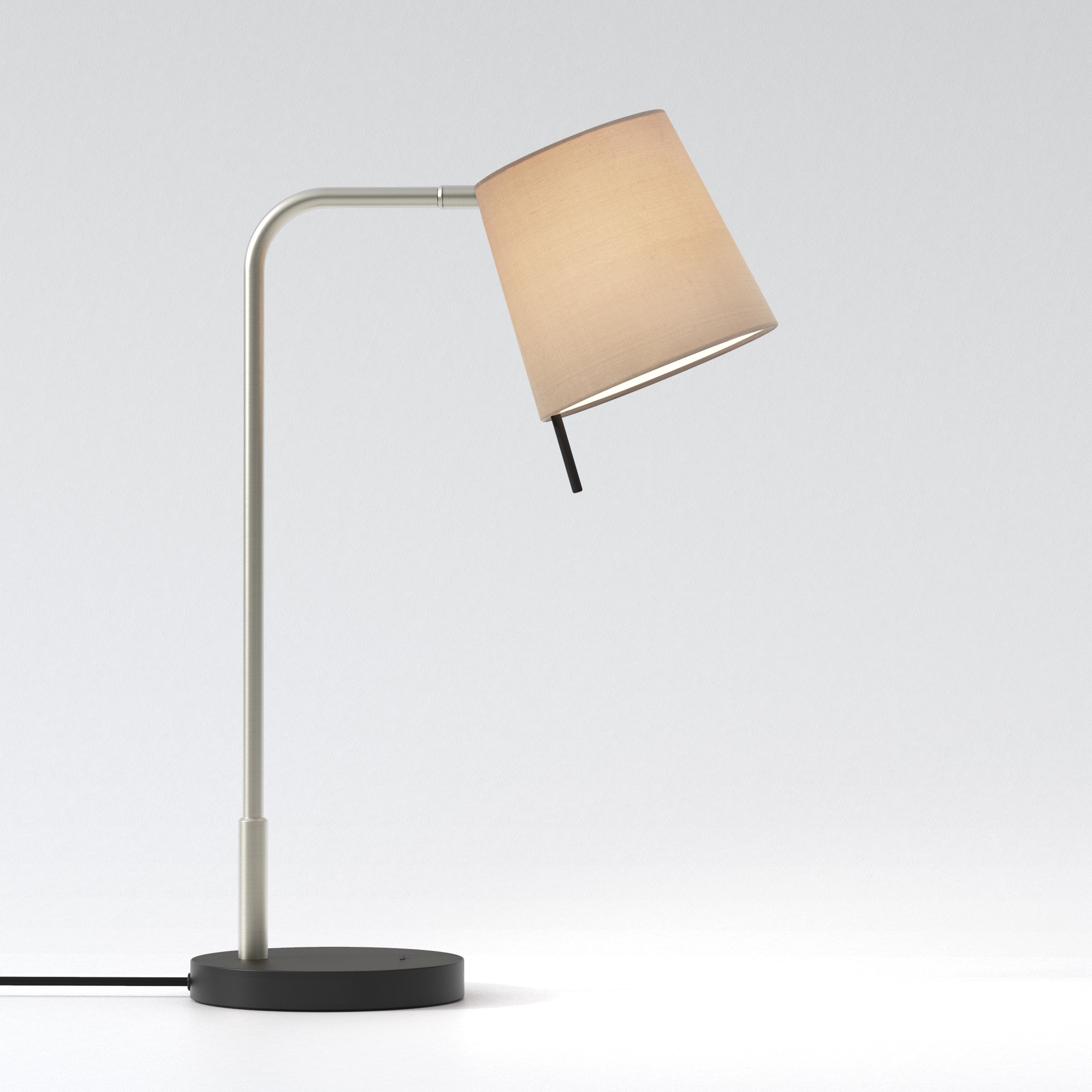 Mitsu Table Lamp- Matt Nickel/ Bronze