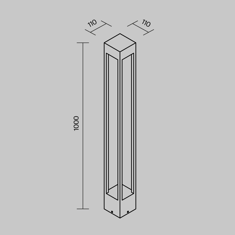 Elbe LED Bollards Landscape lighting- Various Sizes