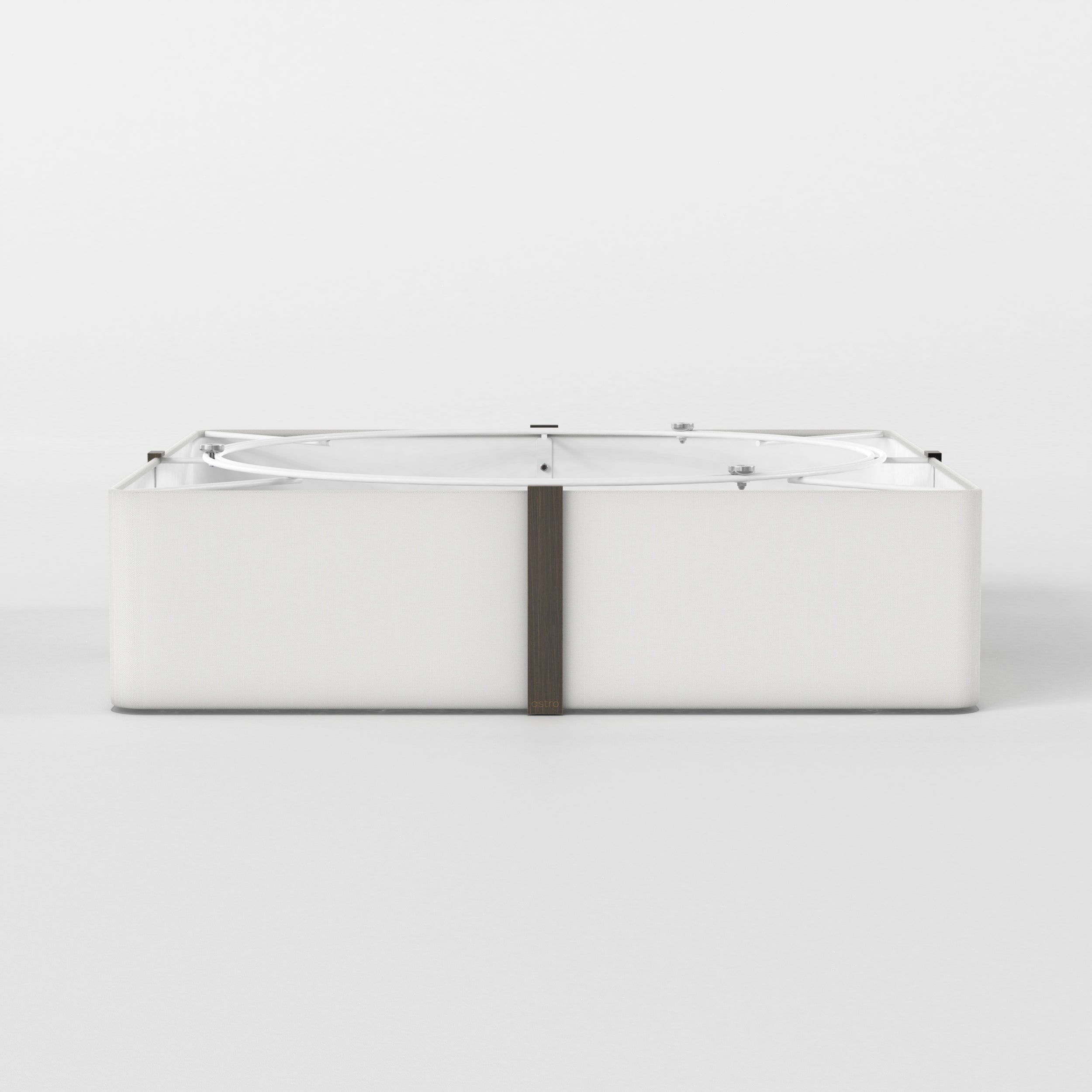 Elba Square 350/500 Shade- White/ Putty Finishes