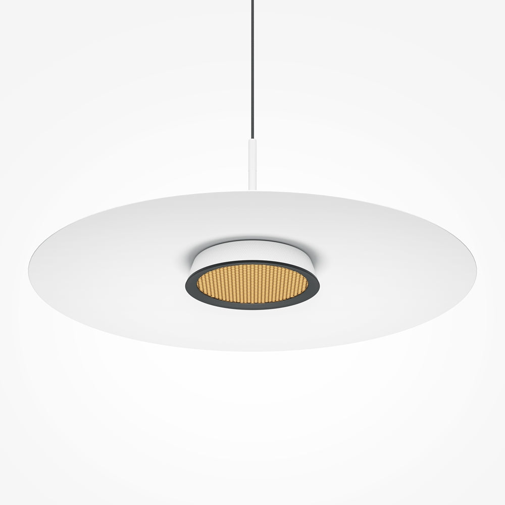 El Plate Pendant lamp- Black/ White Finishes