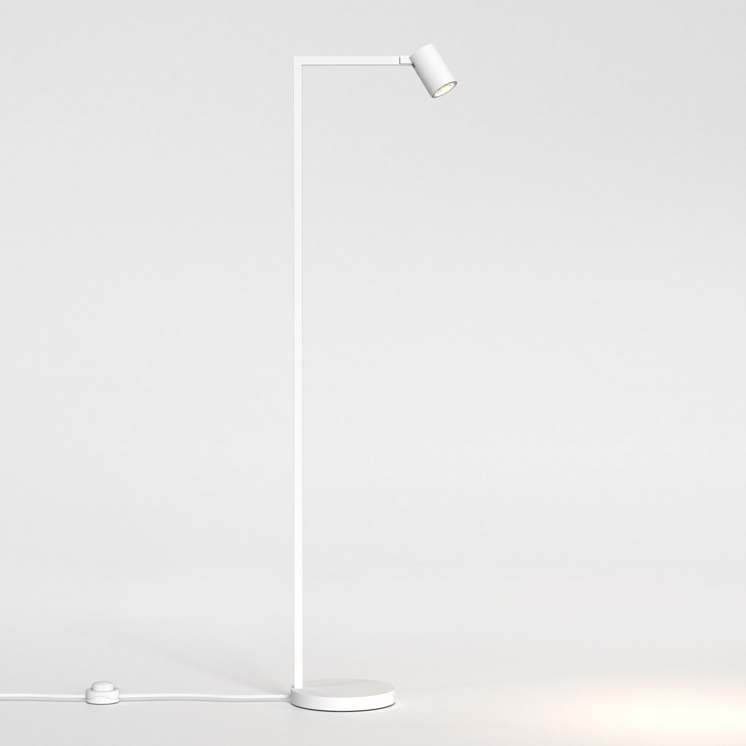 Ascoli Floor Lamp- Black/ White