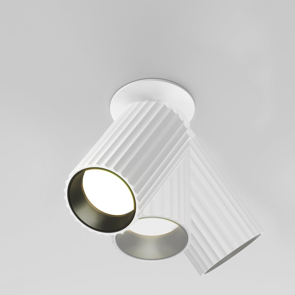 Calipso 10W Recessed Light- Brass/ Black/ White Finish