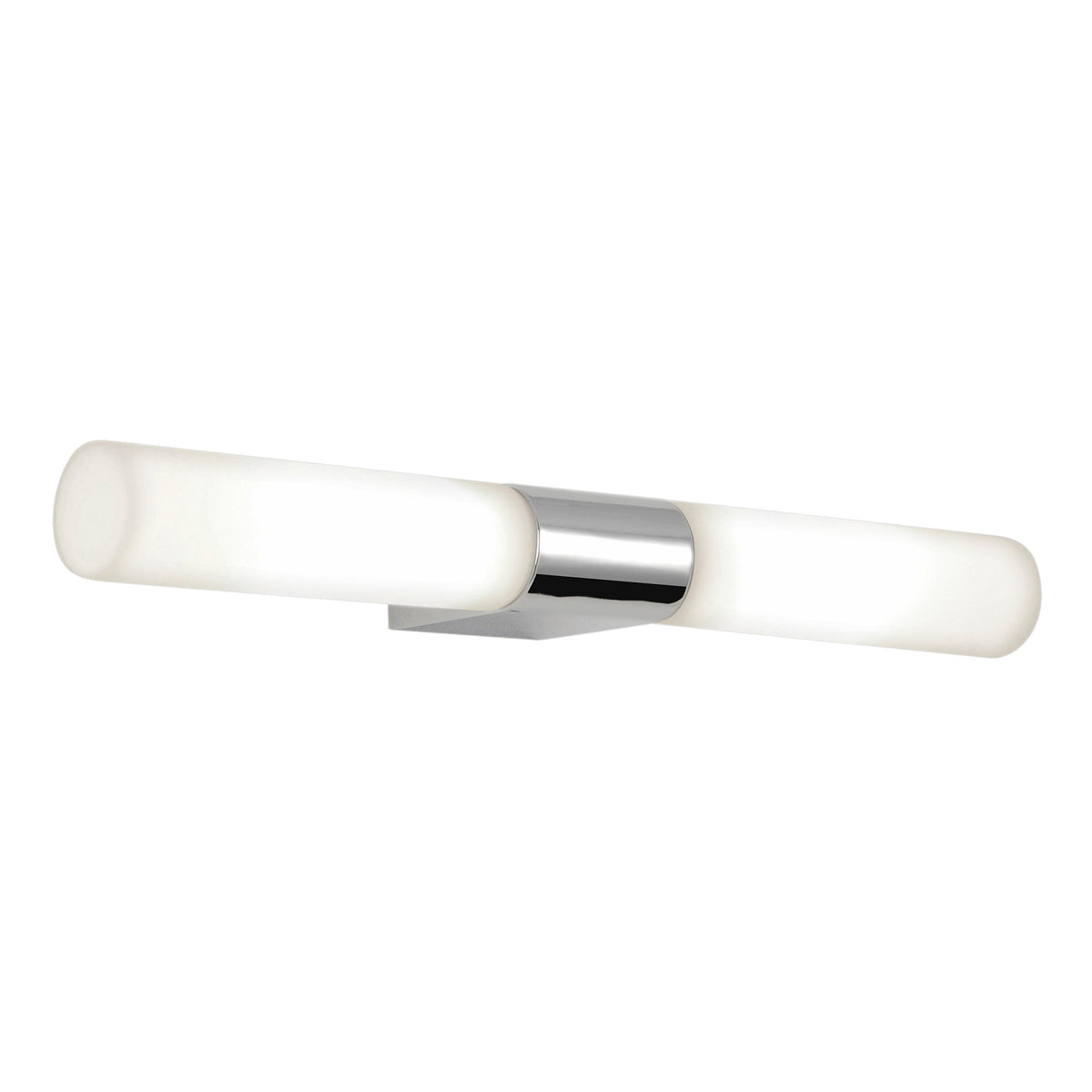Padova Bathroom Wall Light- Polished Chrome/ Matt Black