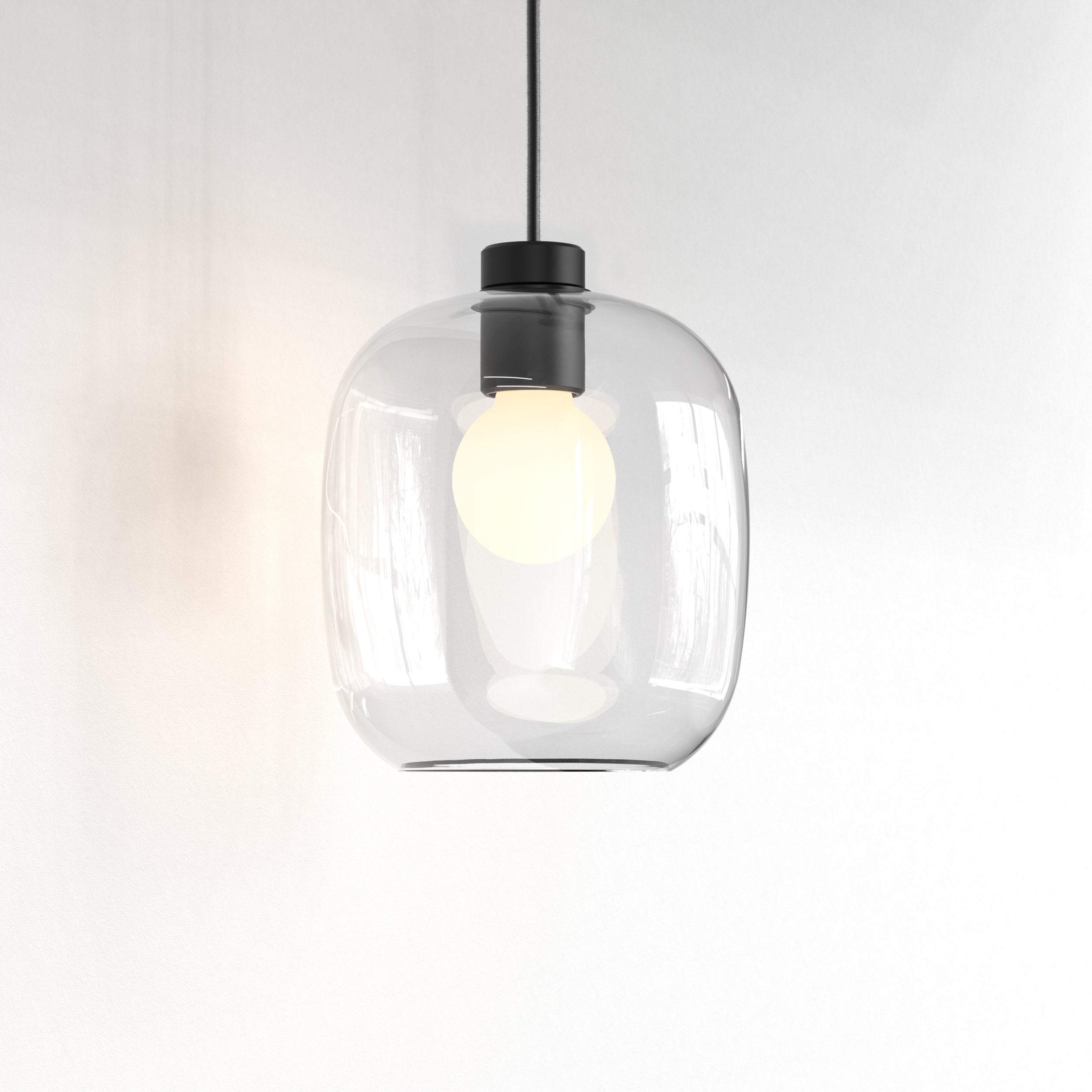 Curve Glass 220/285 Glass Shade