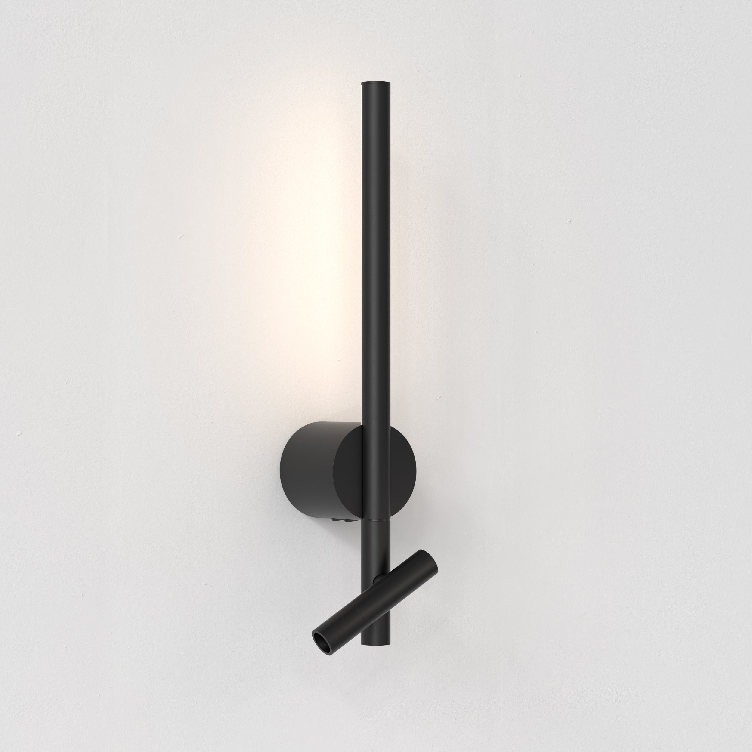 Baton Indoor Reader LED- Matt Black/ Matt Nickel