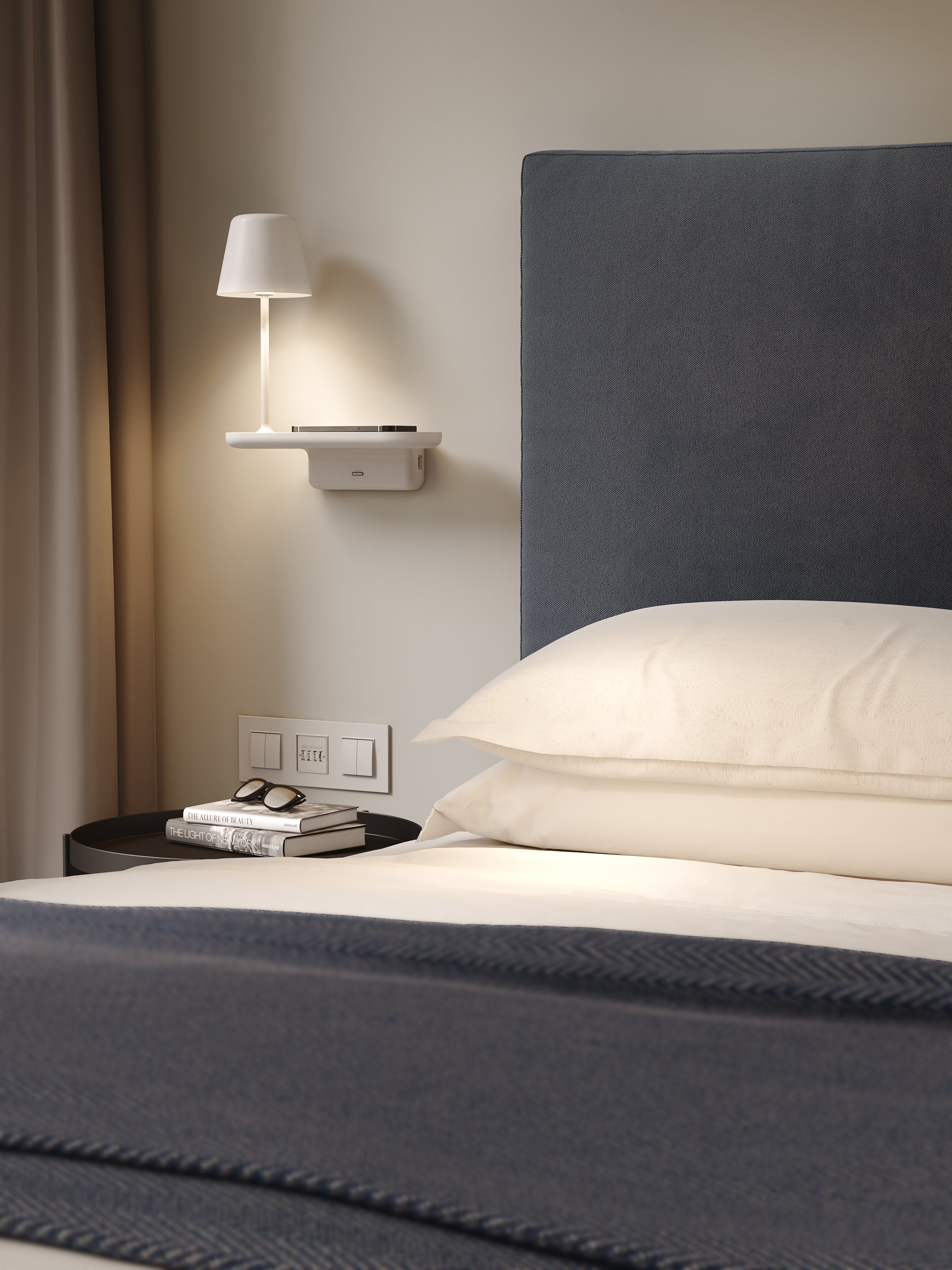 Ito Phone Charger Light- Black/ White Finish