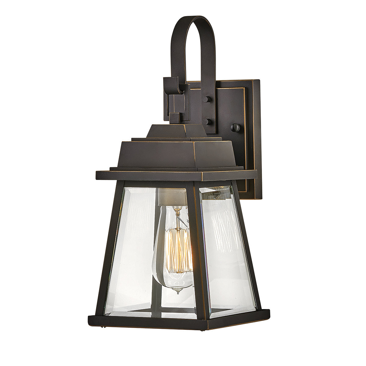 Bainbridge Small Wall Lantern - Heritage Brass Finish