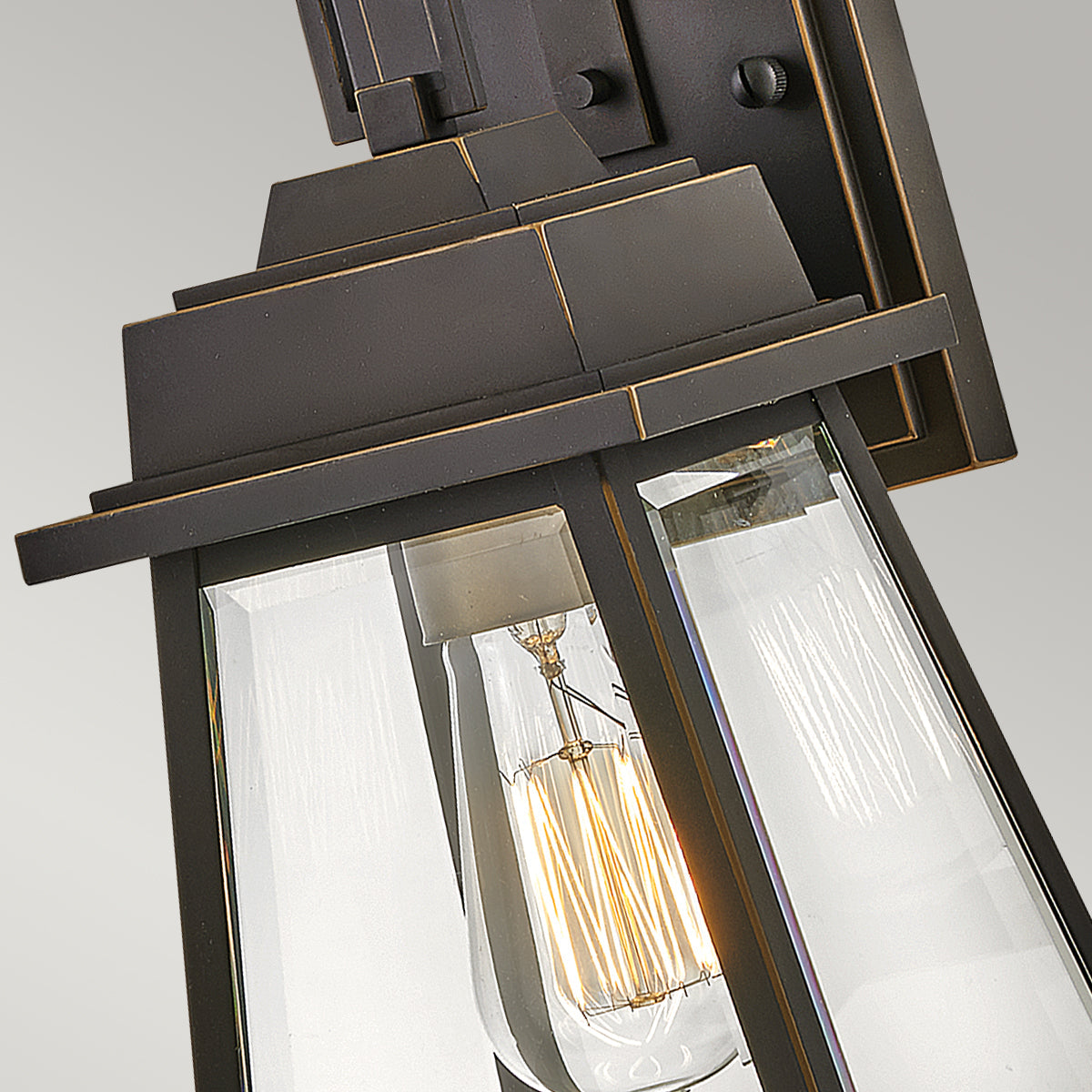 Bainbridge Small Wall Lantern - Heritage Brass Finish