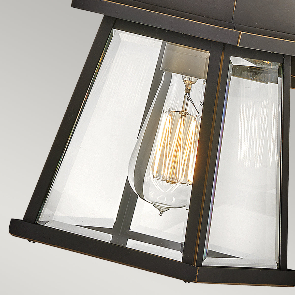 Bainbridge Small Wall Lantern - Heritage Brass Finish